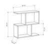 Tavolino da salotto Homemania travertino elegante e moderno