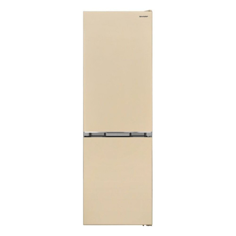 Frigorifero combinato Sharp 331L no frost beige Classe E