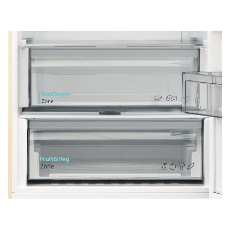 Frigorifero combinato Sharp 331L no frost beige Classe E
