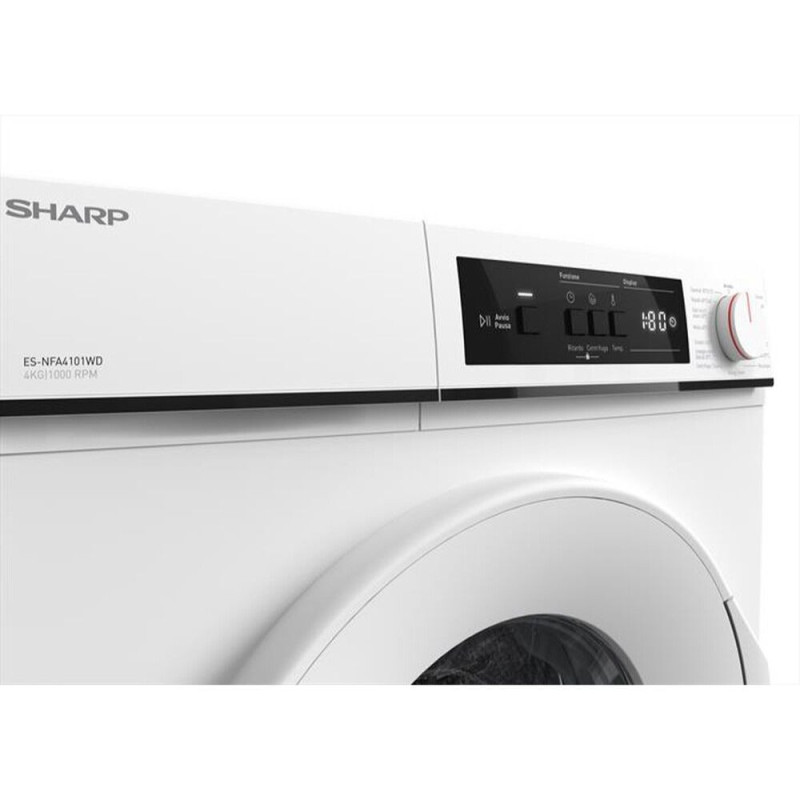 Lavatrice Sharp ESNFA4101WD Slim 4 kg 1000 giri Classe D