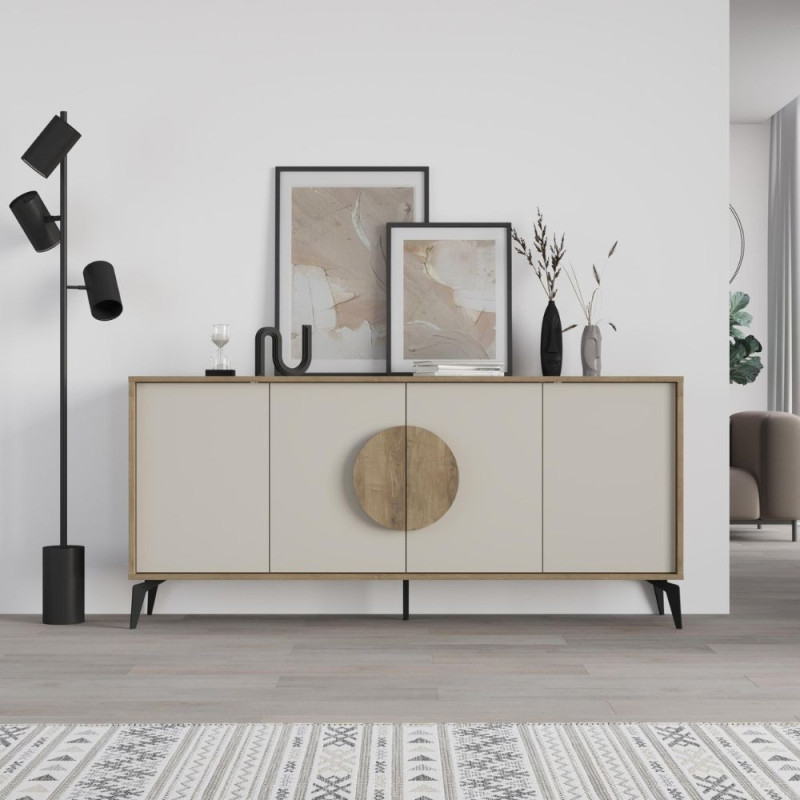 Madia Gora 180 cm noce hitit e ante cashmere moderna