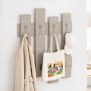 Zoom Appendiabiti a muro Wave cashmere 8 ganci