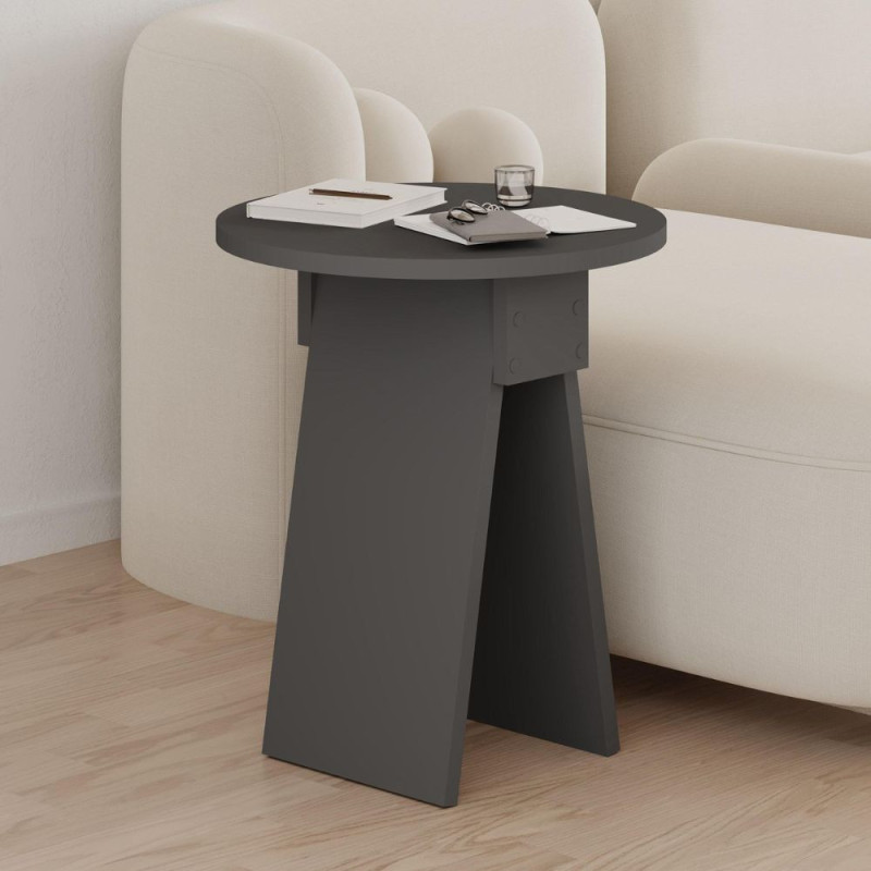 Tavolino da salotto Chen antracite 50x42x23,4 cm moderno