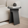 Tavolino da salotto Chen antracite 50x42x23,4 cm moderno