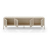 Porta TV Tayra metallo 4 ante 180 cm colore crema moderno