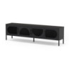 Porta TV Tayra metallo 4 ante 180 cm colore nero moderno