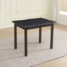 Tavolo allungabile Kyoto ceramica marmo nero metallo nero