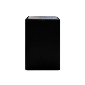 Zoom Piede cubotto in plastica colore nero 5.3x5.3x8 H cm.