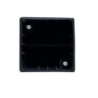 Piede cubotto in plastica nero 5,3x5,3x8 cm per armadi
