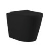 wc pavimento nero opaco rimless | levante shop