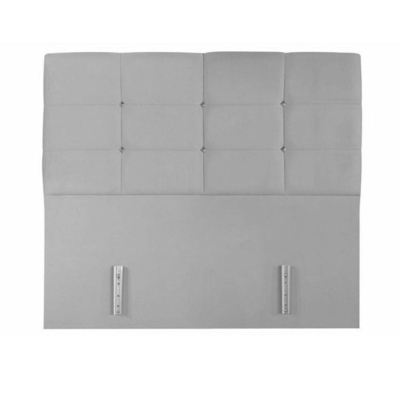 Testiera letto Nova 120x8x110H ecopelle tortora - Singolo