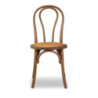 Sedia legno Thonet impilabile marrone classica 42x55xH88