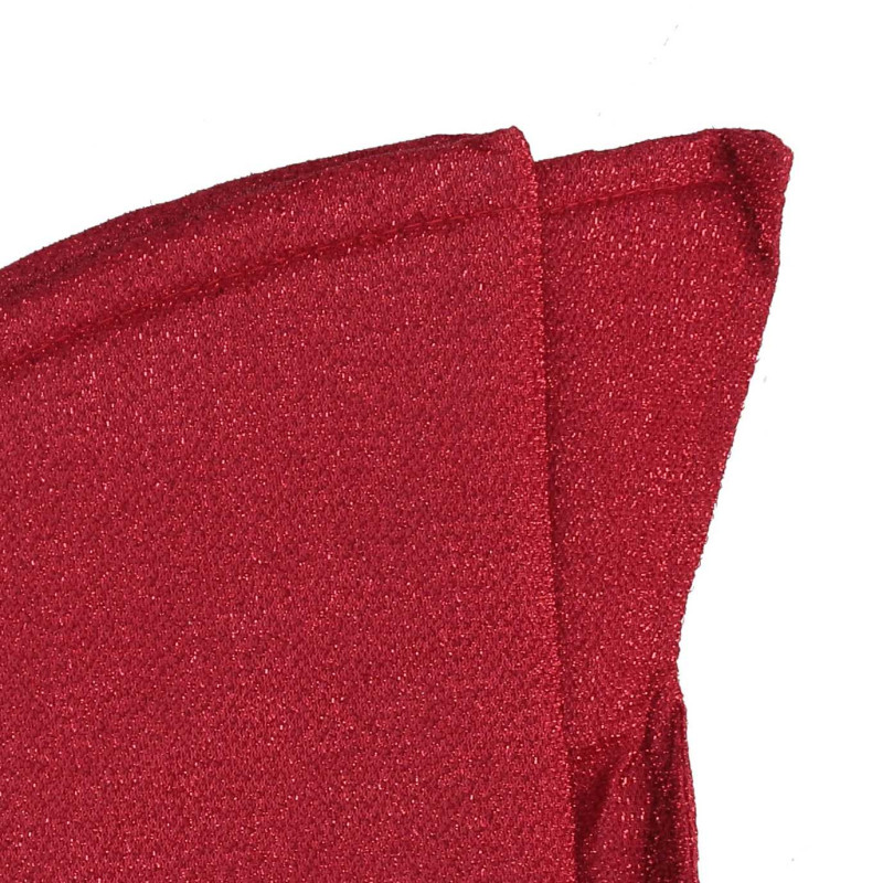Set 2 Fiocchi Tessuto Rosso 46x0x20 cm Decorazione Casa Natale