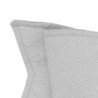 Set 2 Fiocchi Tessuto Argento 46x0x20 cm Decorazione Casa Natale