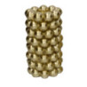 Set 2 Candele Paraffina Sfere Oro Ø8x15 cm Decorazioni Natale