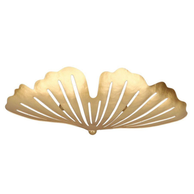 Set Di 2 Portacandele Metallo Oro 1P Cm 25X17H4 | Fioriere e