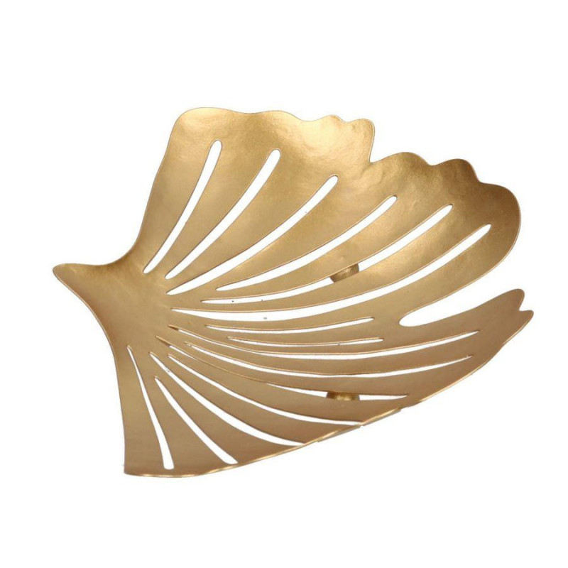 Set Di 2 Portacandele Metallo Oro 1P Cm 25X17H4 | Fioriere e