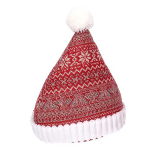 Set 2 Fermaporta Tessuto Cappello Rosso 17x13x23 cm Decorazione