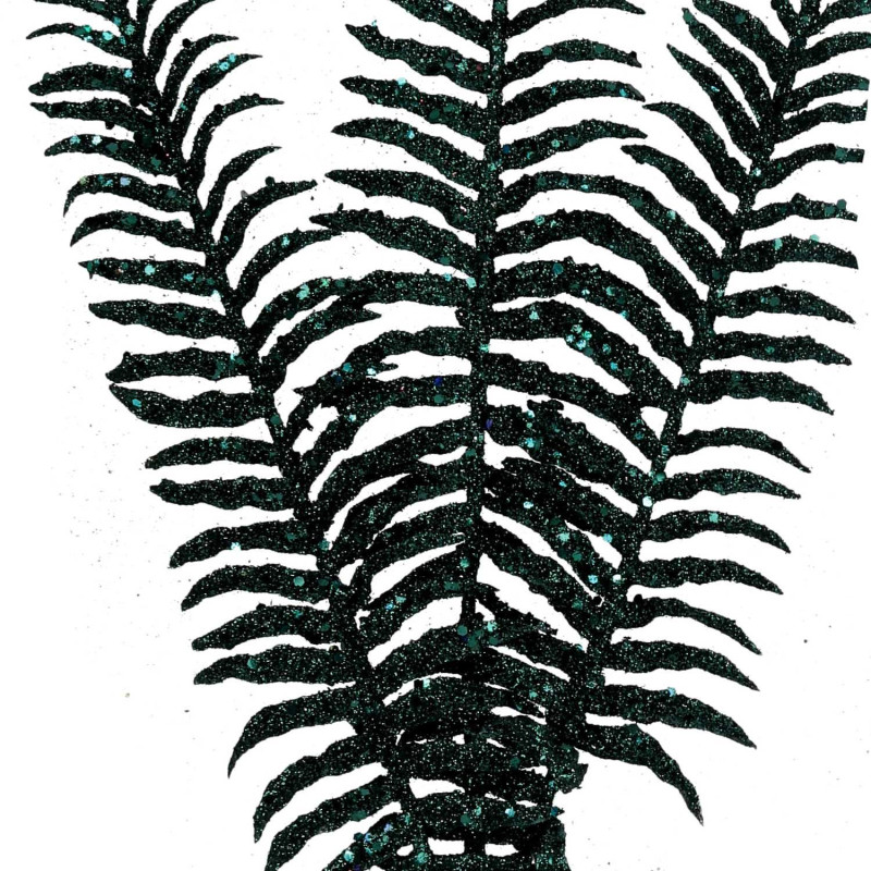 Set di 6 Rami Plastica Verde 86 cm Decorazione Natale
