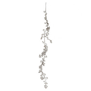 Set 2 Festoni Plastica Champagne 156 cm Decorazione Casa