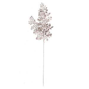 Set di 24 Rami Plastica Champagne 42 cm Decorazione Casa
