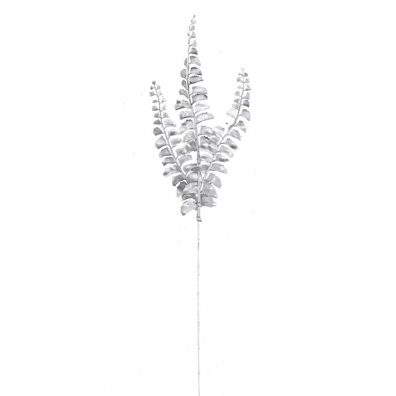 Set di 24 Rami Plastica Argento 45 cm Decorazione Casa e Feste