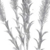 Set 24 Rami Plastica Argento 112 cm Decorazioni Natalizie