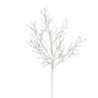 Set di 2 Rami Plastica Stelle Argento 43 cm Decorazione Natale