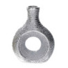 Set Di 4 Vasi Ceramica Argento Tondo Cm 10,5X5,5H14 | Fiorie