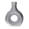 Set Di 4 Vasi Ceramica Argento Tondo Cm 10,5X5,5H14 | Fiorie