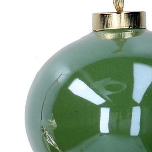 Zoom Set di 8 Sfere ceramica cipolla verde cm ø6,5h10,8