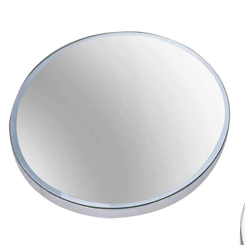 Centrotavola Specchio Argento Ø20,5 – Eleganza e Riflessi Moderni