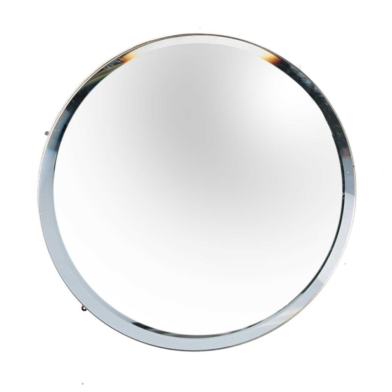 Centrotavola Specchio Argento Ø20,5 – Eleganza e Riflessi Moderni