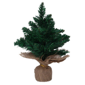 Set 4 Alberi Verde H30 cm Decorazioni Natalizie