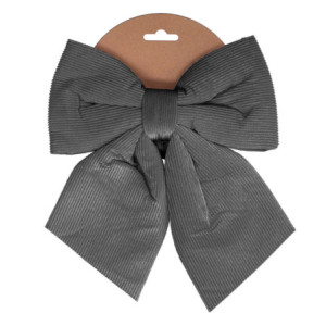 Set 4 Fiocchi Tessuto Argento 25x28 cm Decorazione Casa