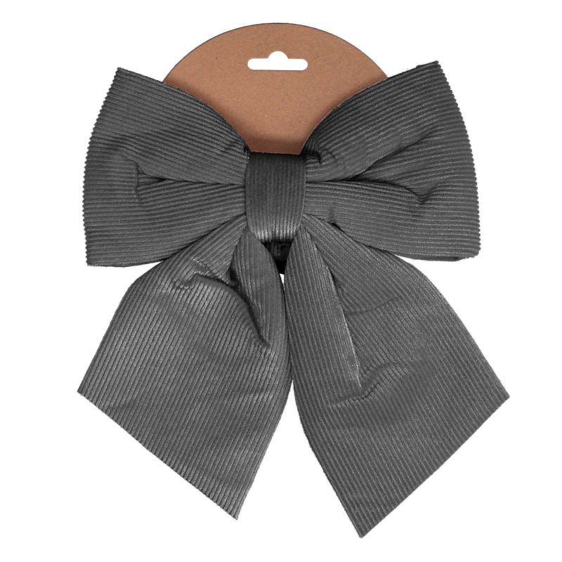 Set 8 Fiocchi Tessuto Argento 16,5x16,5 cm Decorazione Casa