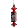 Set 6 Caramelle Plastica Rosso 12,5x12,5x2,7 cm Natale