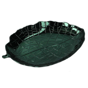 Set di 3 Svuotatasche Plastica Foglia Verde Design Moderno