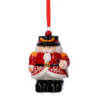 Set di 6 Soldatini Ceramica con Spada Rosso 5x4x7 cm Natale