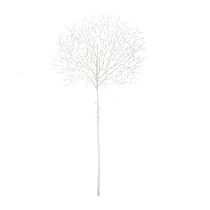 Set di 6 Rami Plastica Bianchi 90 cm Decorazione Casa e Feste