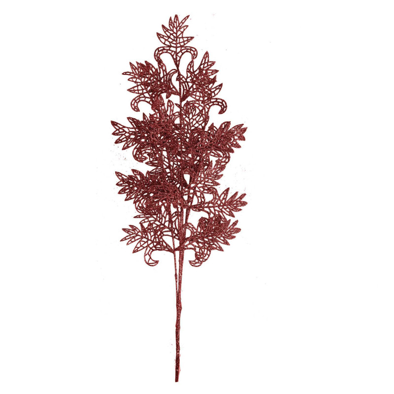 Set di 6 Rami Plastica Rosso 60 cm Decorazione Casa e Feste