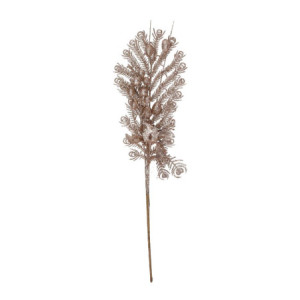 Set di 12 Rami Plastica Bacche Champagne 42 cm Decorazione Casa
