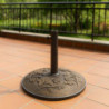 Base per ombrellone bronzo rose 50 cm 25 kg elegante e stabile