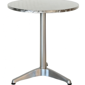 Tavolo Toledo alluminio Ø70 cm tondo resistente ed elegante