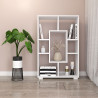 Mensola da Terra a Parete 90x60x20 cm Bianco Opaco Moderna