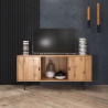 Mobile TV 2 Ante Ripiano 125 cm Wotan Gambe Metallo Moderno