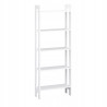 Scaffale a scala 5 ripiani bianco 165x62 cm moderno e pratico