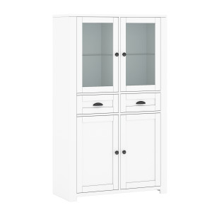 Vetrina bassa Mone C 2D 2W 2SZ bianca moderna 120 cm