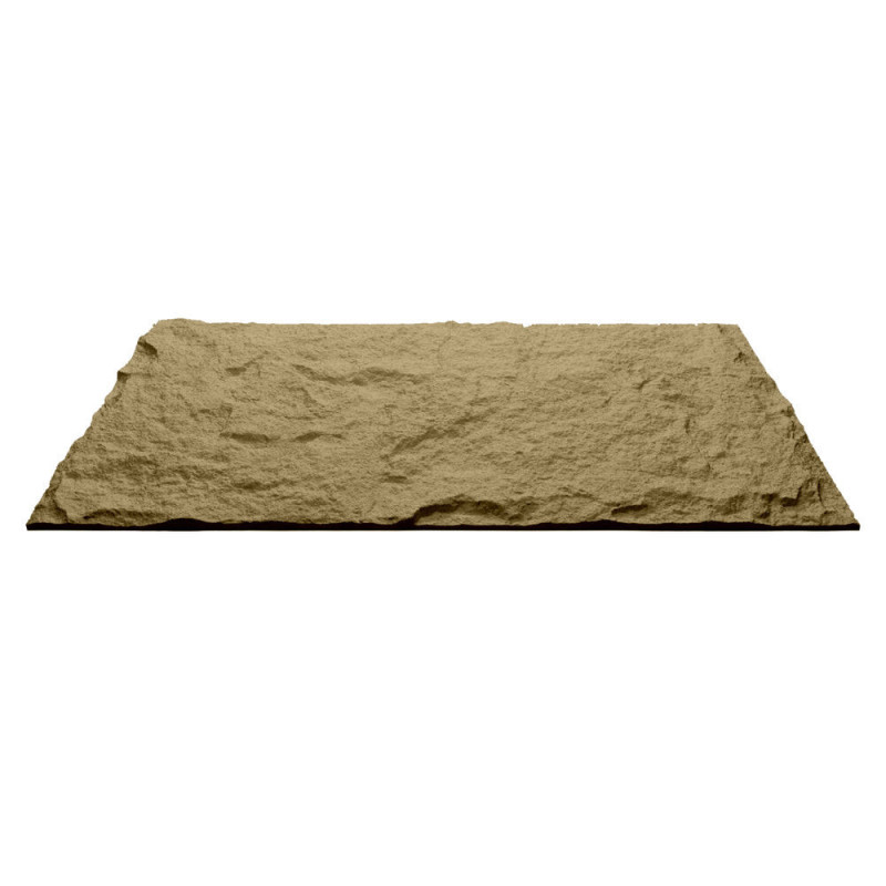 Pannello 3D Effetto Pietra Tufo PU 120x60 - Set 10 pz