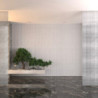 Pannello decorativo effetto pietra graffiata 3D bianco alabastro